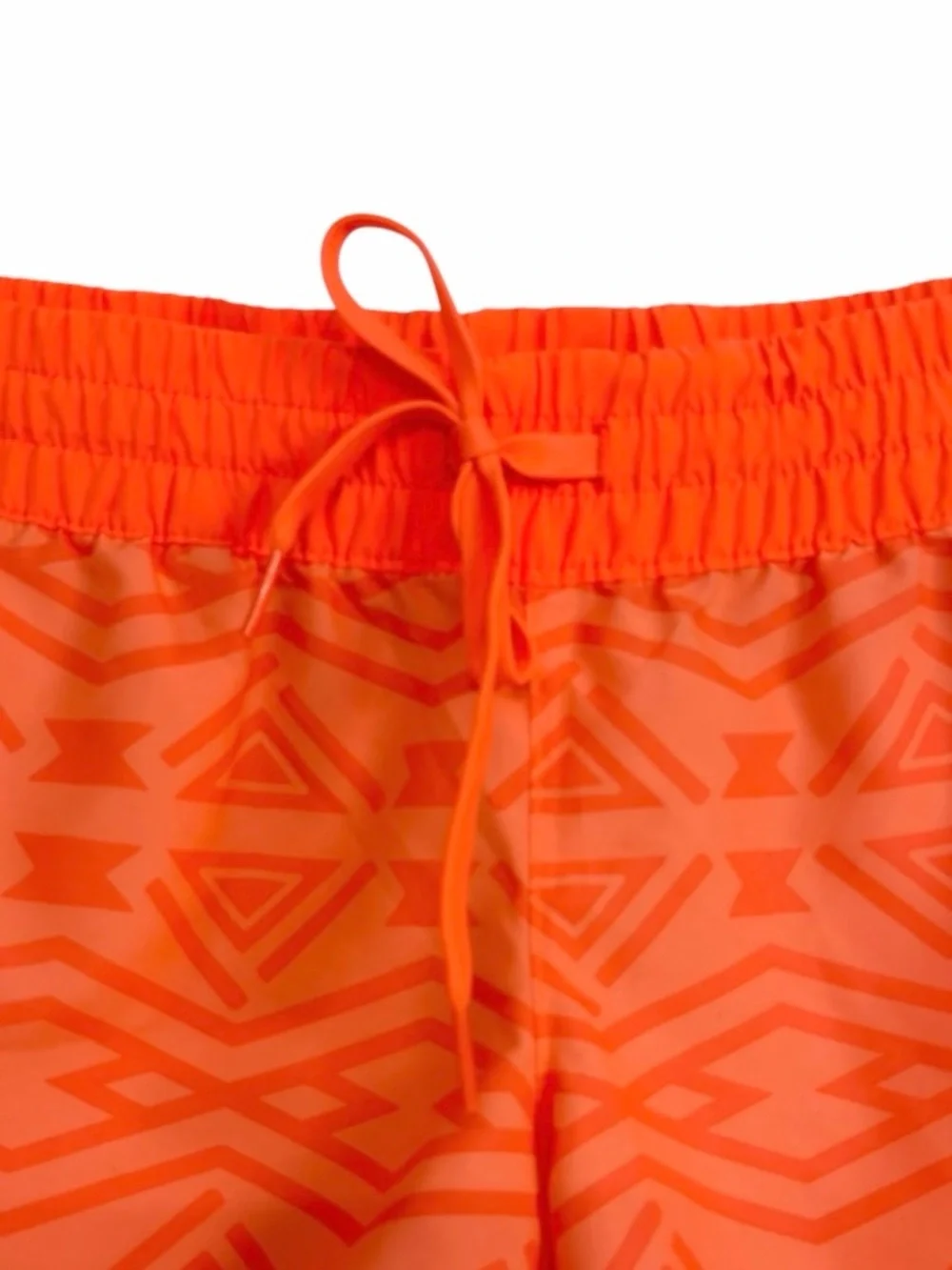 Hurley Supersuede Beachrider Board Shorts Neon Orange Geometric NWT Size Small